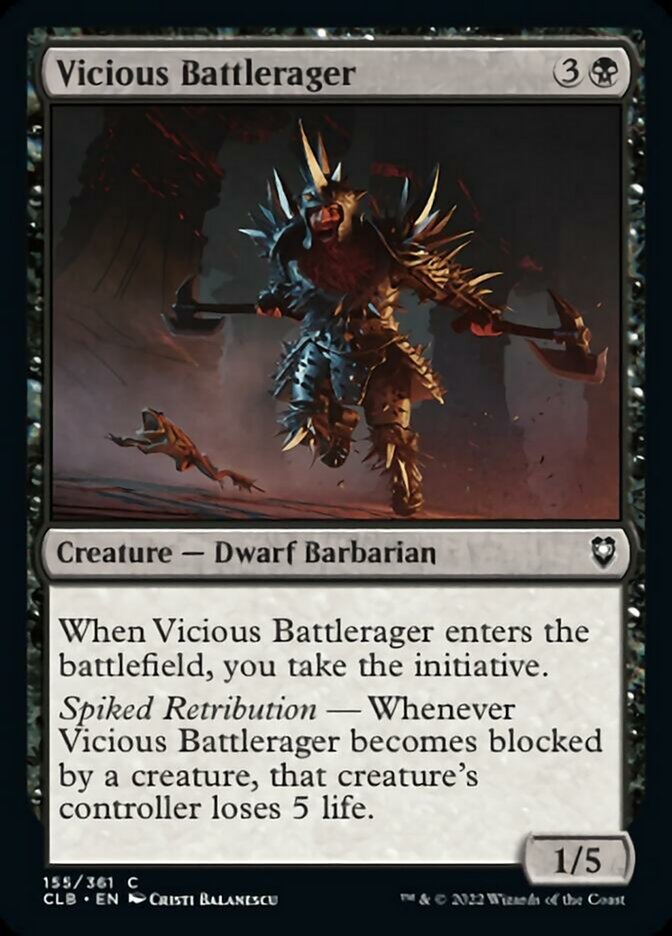 Vicious Battlerager [Commander Legends: Battle for Baldur's Gate] | North Game Den