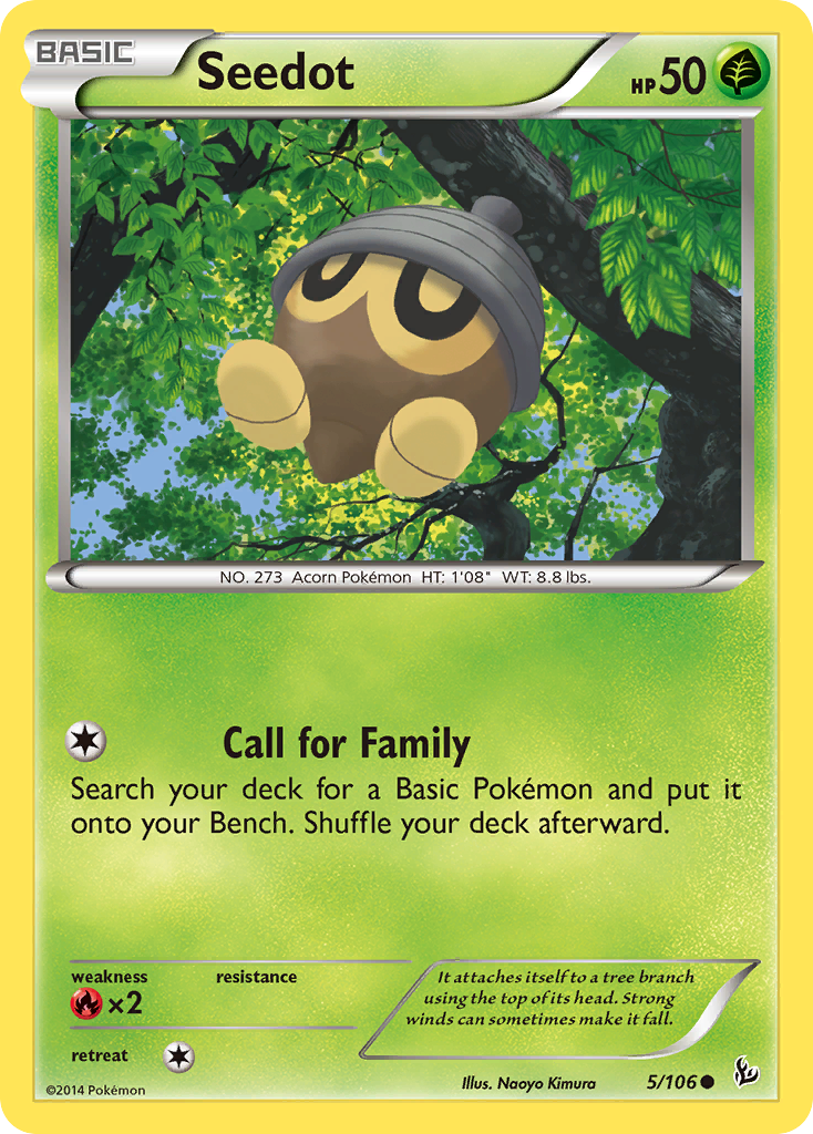 Seedot (5/106) [XY: Flashfire] | North Game Den