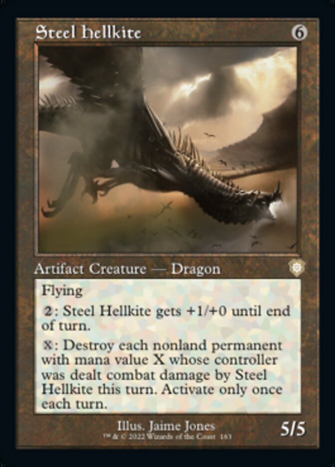 Steel Hellkite (Retro) [The Brothers' War Commander] | North Game Den