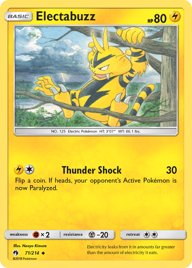 Electabuzz (71/214) [Sun & Moon: Lost Thunder] | North Game Den