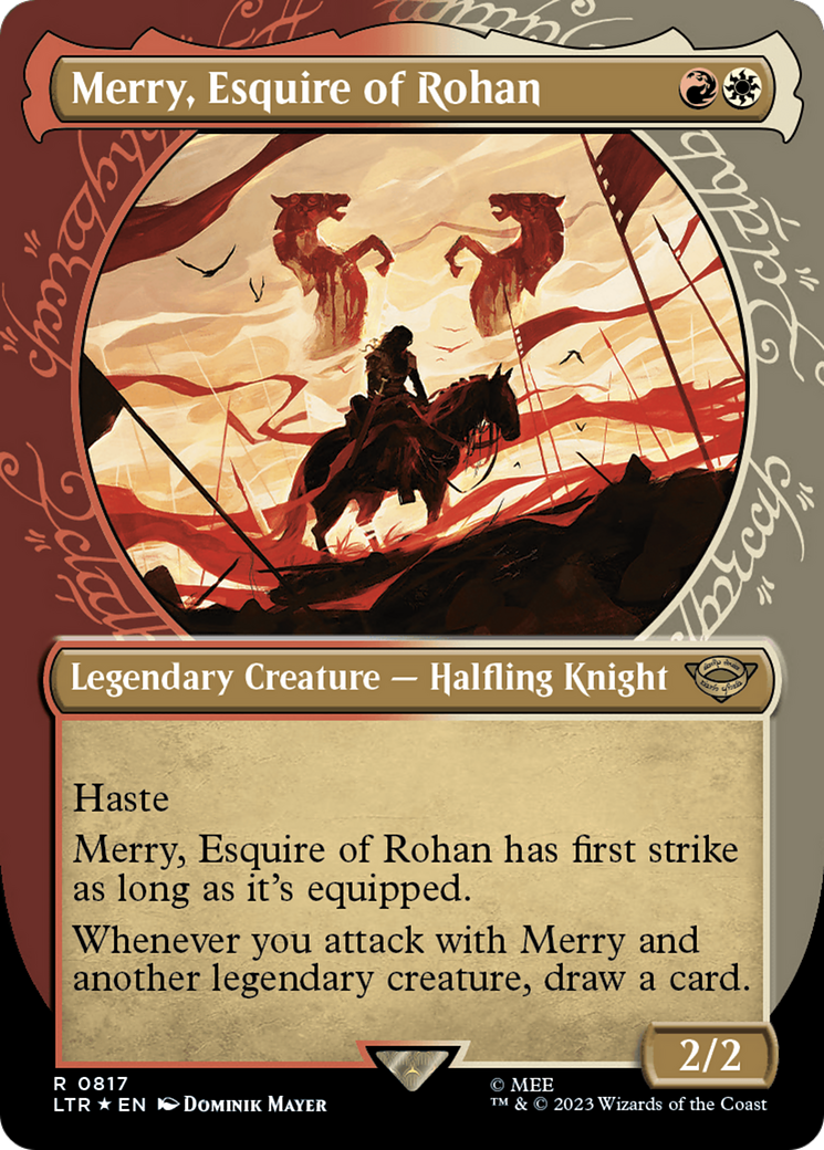 Merry, Esquire of Rohan (Showcase) (Surge Foil) [The Lord of the Rings: Tales of Middle-Earth] | North Game Den