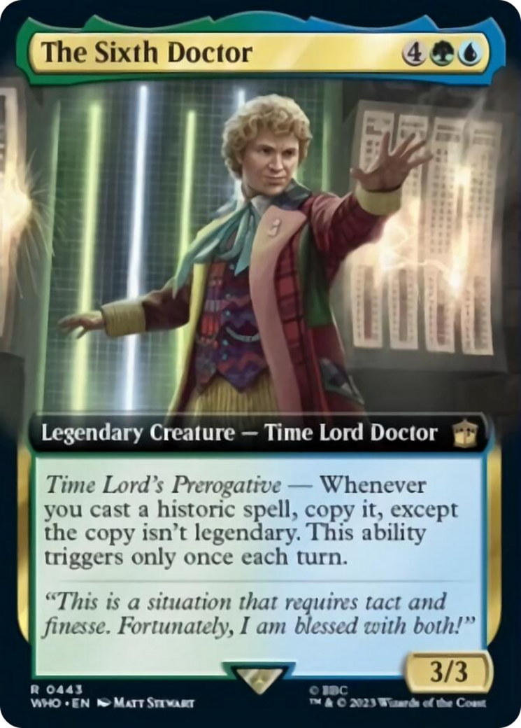 The Sixth Doctor (Extended Art) [Doctor Who] | North Game Den