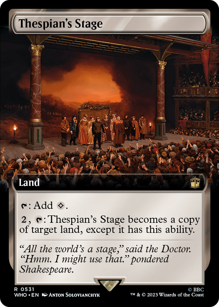Thespian's Stage (Extended Art) [Doctor Who] | North Game Den