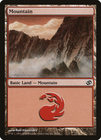 Mountain (59) [Duel Decks: Jace vs. Chandra] | North Game Den