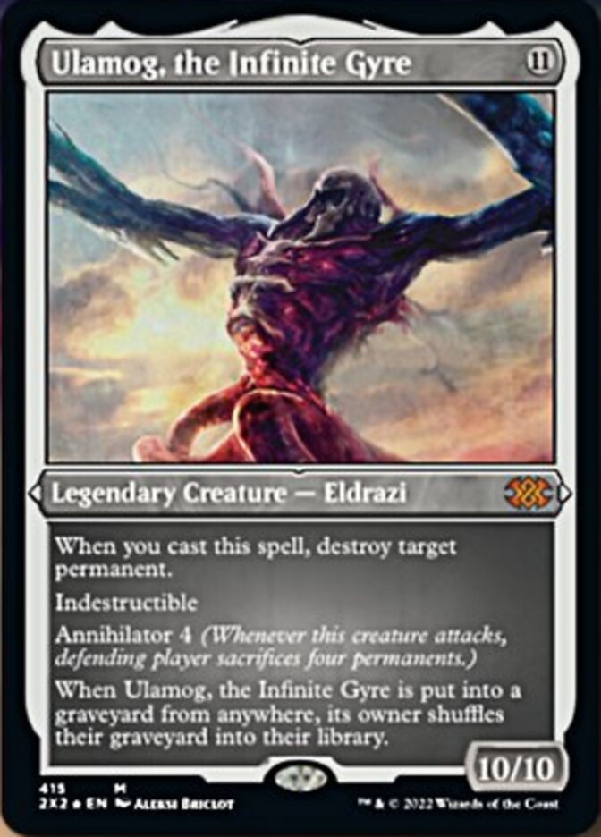 Ulamog, the Infinite Gyre (Foil Etched) [Double Masters 2022] | North Game Den