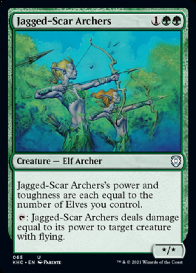 Jagged-Scar Archers [Kaldheim Commander] | North Game Den