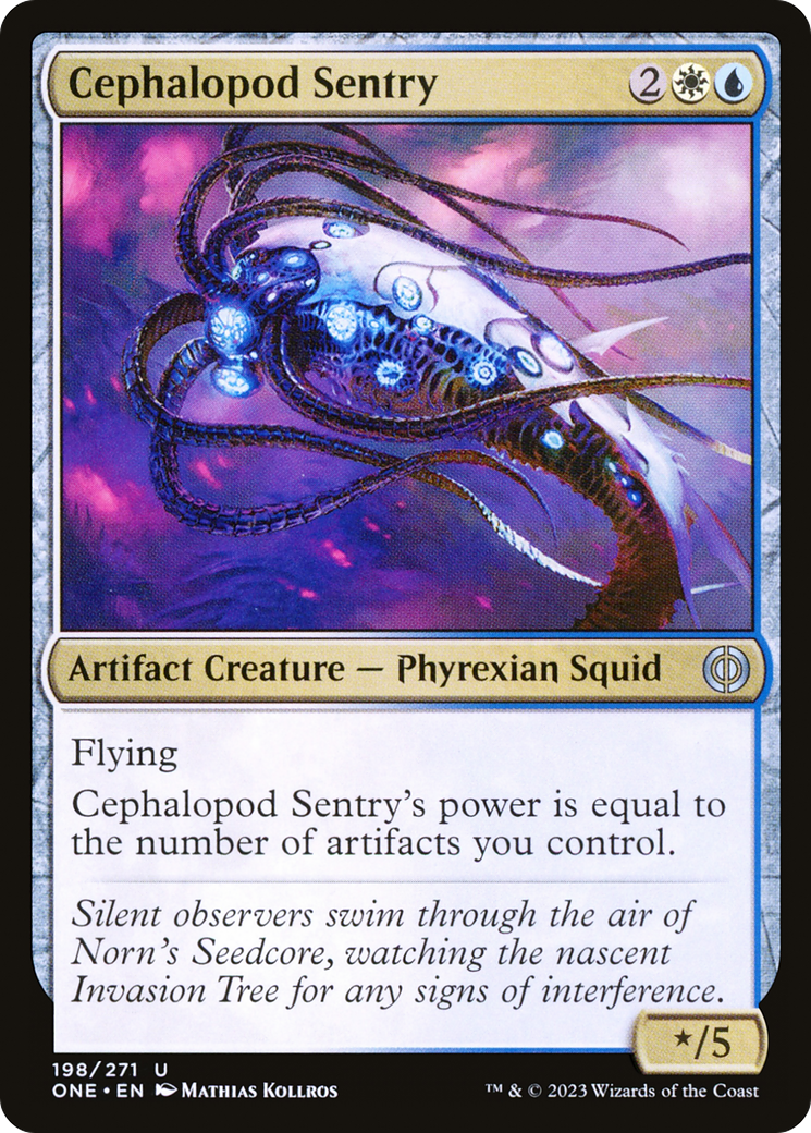 Cephalopod Sentry [Phyrexia: All Will Be One] | North Game Den