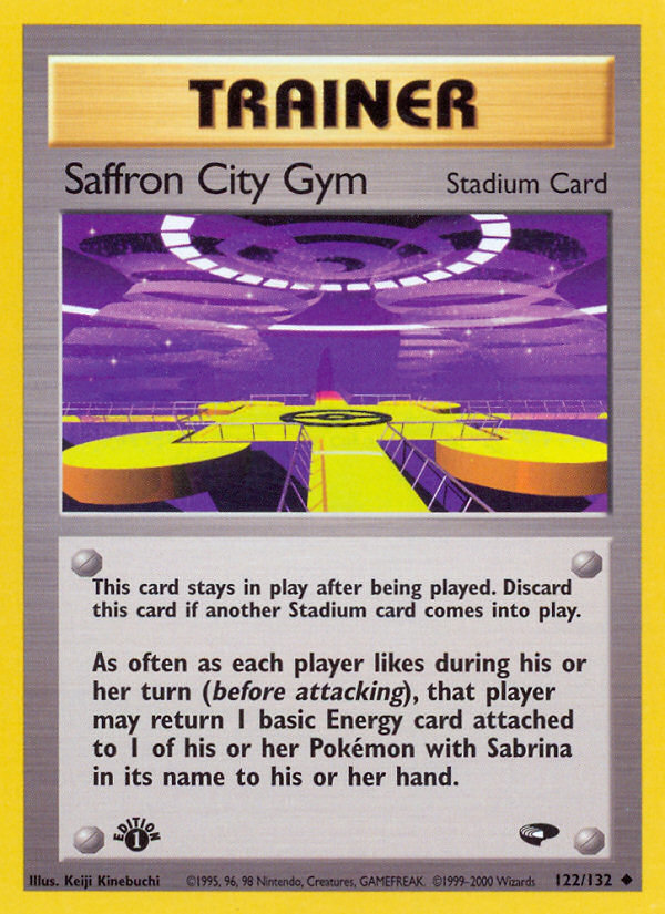 Saffron City Gym (122/132) [Gym Challenge 1st Edition] | North Game Den