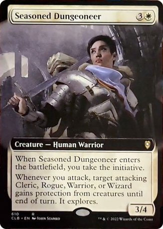 Seasoned Dungeoneer (Extended Art) [Commander Legends: Battle for Baldur's Gate] | North Game Den