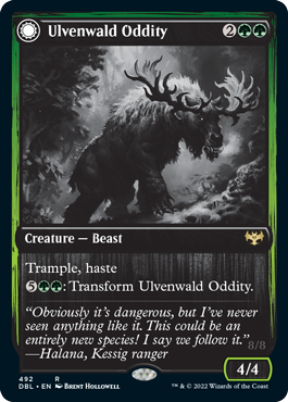 Ulvenwald Oddity // Ulvenwald Behemoth [Innistrad: Double Feature] | North Game Den