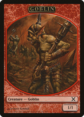 Goblin Token [Tenth Edition Tokens] | North Game Den