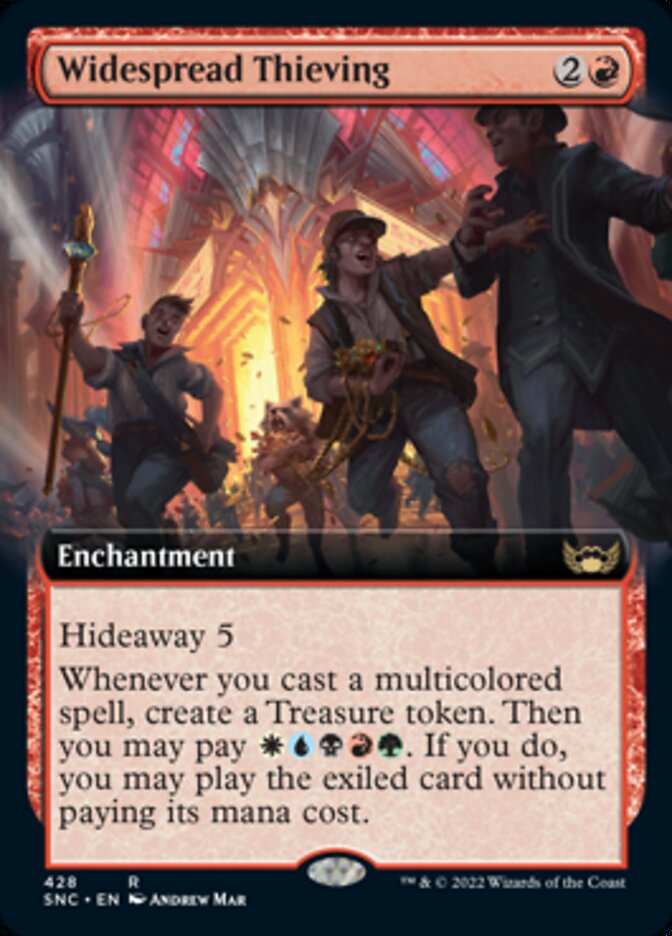 Widespread Thieving (Extended Art) [Streets of New Capenna] | North Game Den