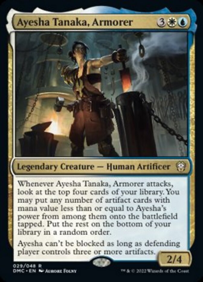 Ayesha Tanaka, Armorer [Dominaria United Commander] | North Game Den