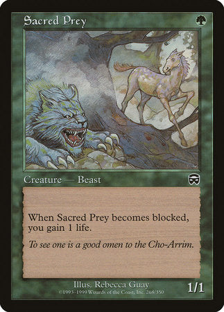 Sacred Prey [Mercadian Masques] | North Game Den