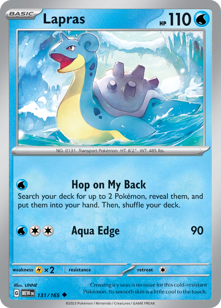 Lapras (131/165) [Scarlet & Violet: 151] | North Game Den