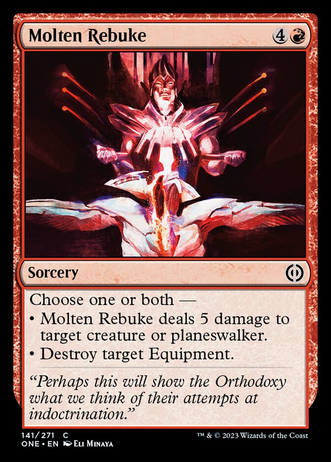 Molten Rebuke [Phyrexia: All Will Be One] | North Game Den
