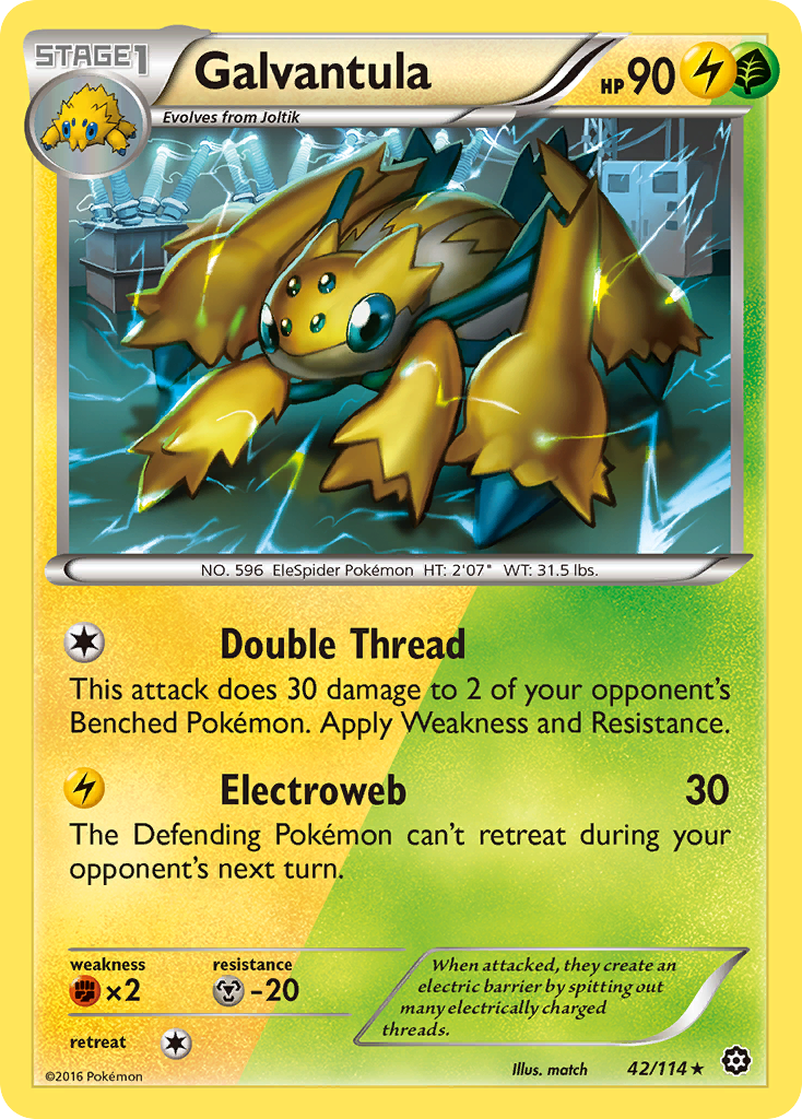 Galvantula (42/114) [XY: Steam Siege] | North Game Den