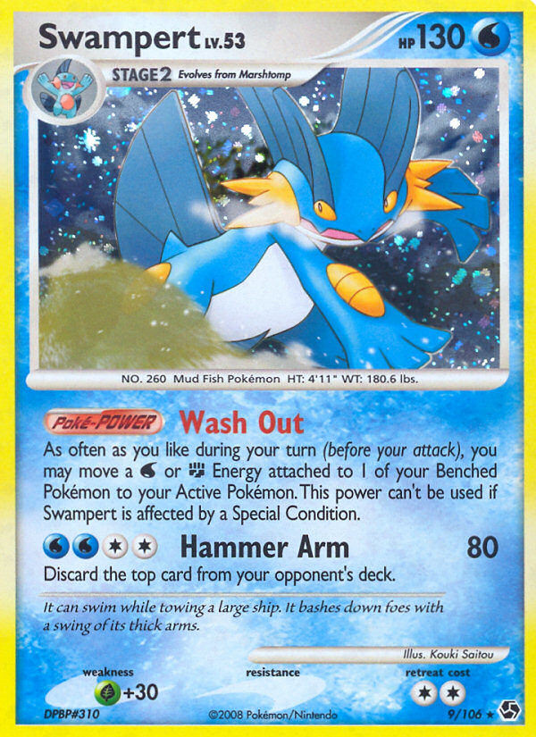 Swampert (9/106) [Diamond & Pearl: Great Encounters] | North Game Den