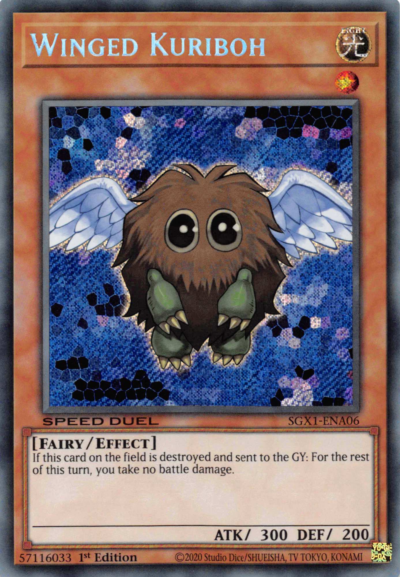 Winged Kuriboh [SGX1-ENA06] Secret Rare | North Game Den
