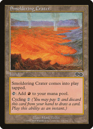 Smoldering Crater [Urza's Saga] | North Game Den