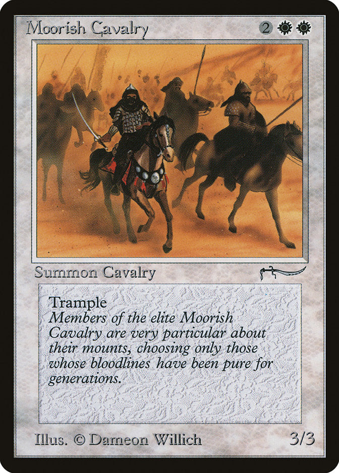 Moorish Cavalry (Dark Mana Cost) [Arabian Nights] | North Game Den