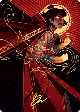 Infuriate Art Card (Gold-Stamped Signature) [Strixhaven: School of Mages Art Series] | North Game Den