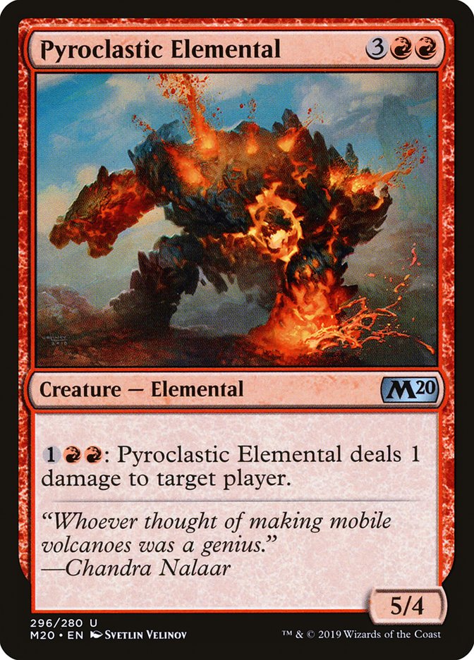 Pyroclastic Elemental [Core Set 2020] | North Game Den