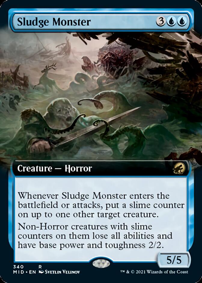 Sludge Monster (Extended) [Innistrad: Midnight Hunt] | North Game Den