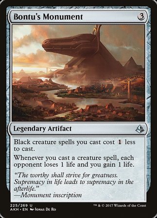 Bontu's Monument [Amonkhet] | North Game Den