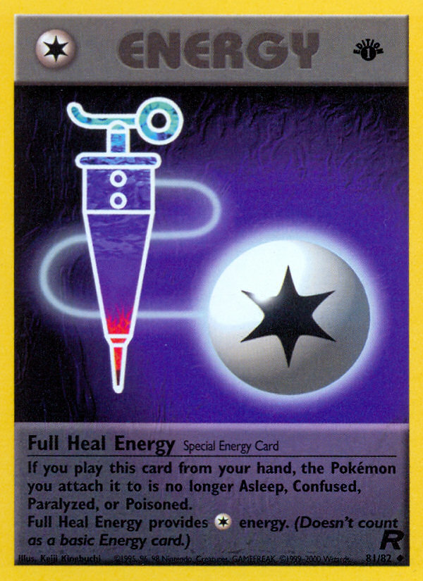 Full Heal Energy (81/82) [Team Rocket 1st Edition] | North Game Den