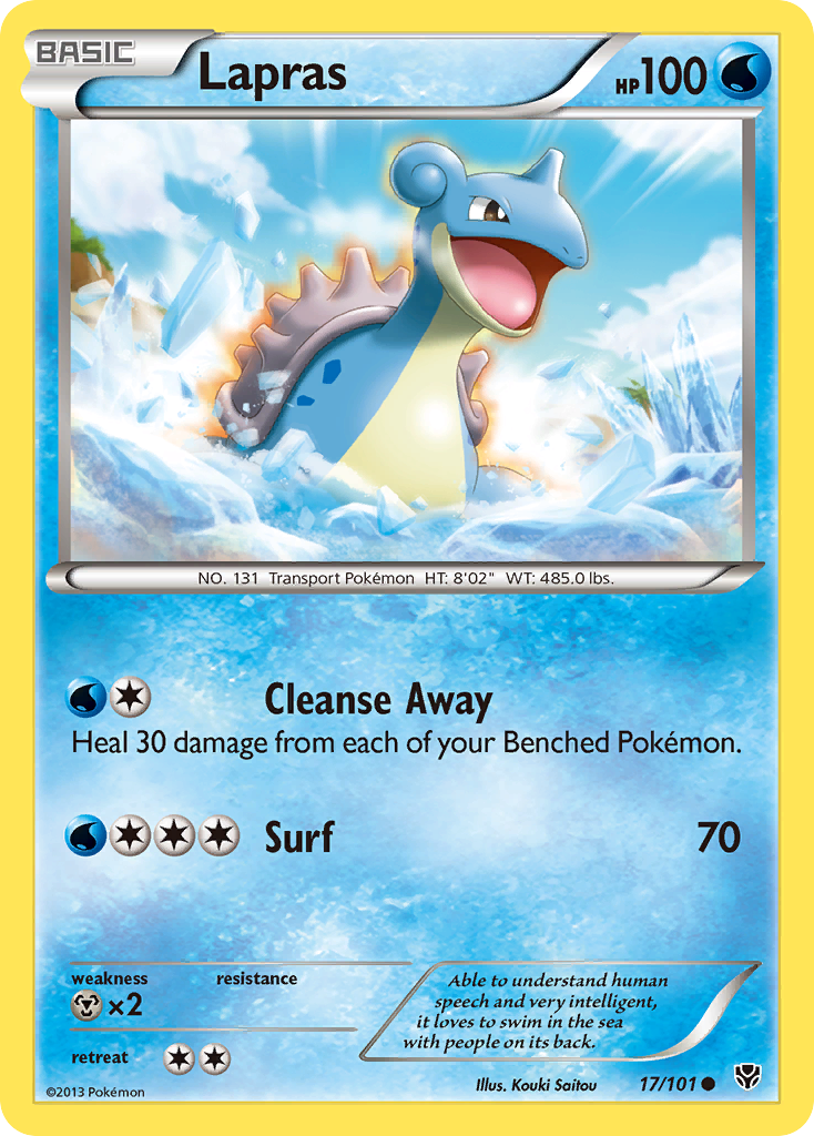 Lapras (17/101) [Black & White: Plasma Blast] | North Game Den