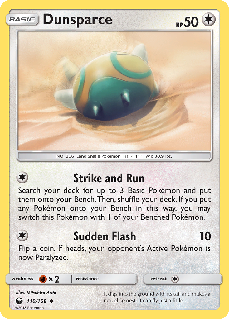 Dunsparce (110/168) [Sun & Moon: Celestial Storm] | North Game Den