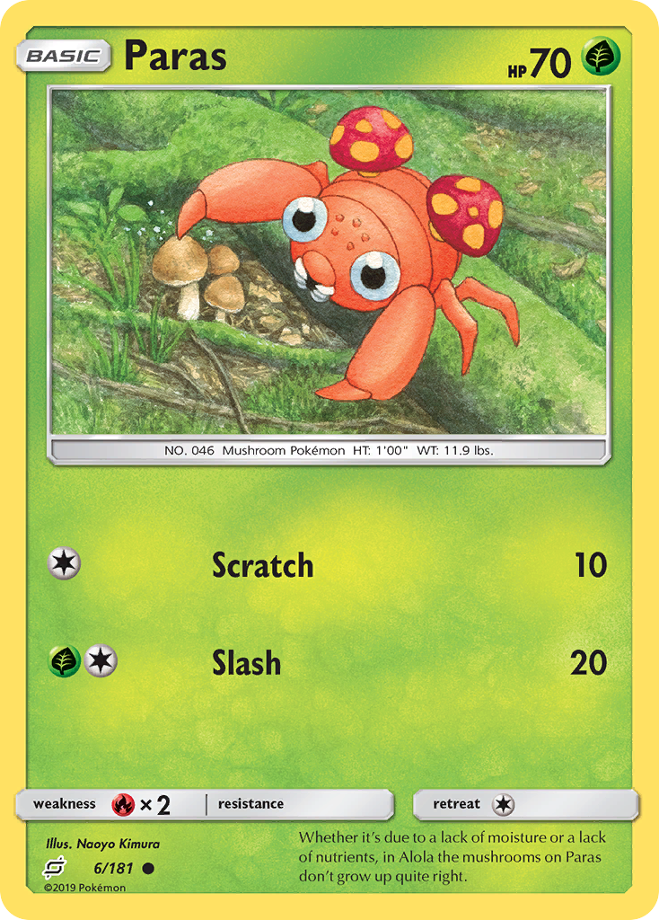 Paras (6/181) [Sun & Moon: Team Up] | North Game Den