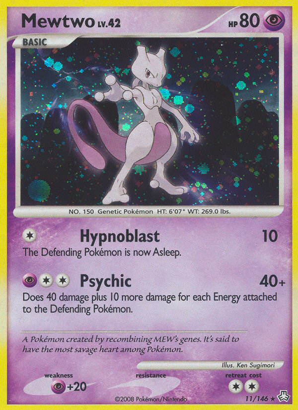 Mewtwo (11/146) [Diamond & Pearl: Legends Awakened] | North Game Den