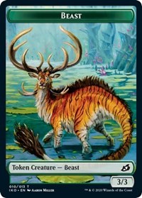 Beast (010) // Hydra Double-sided Token [Commander 2020 Tokens] | North Game Den