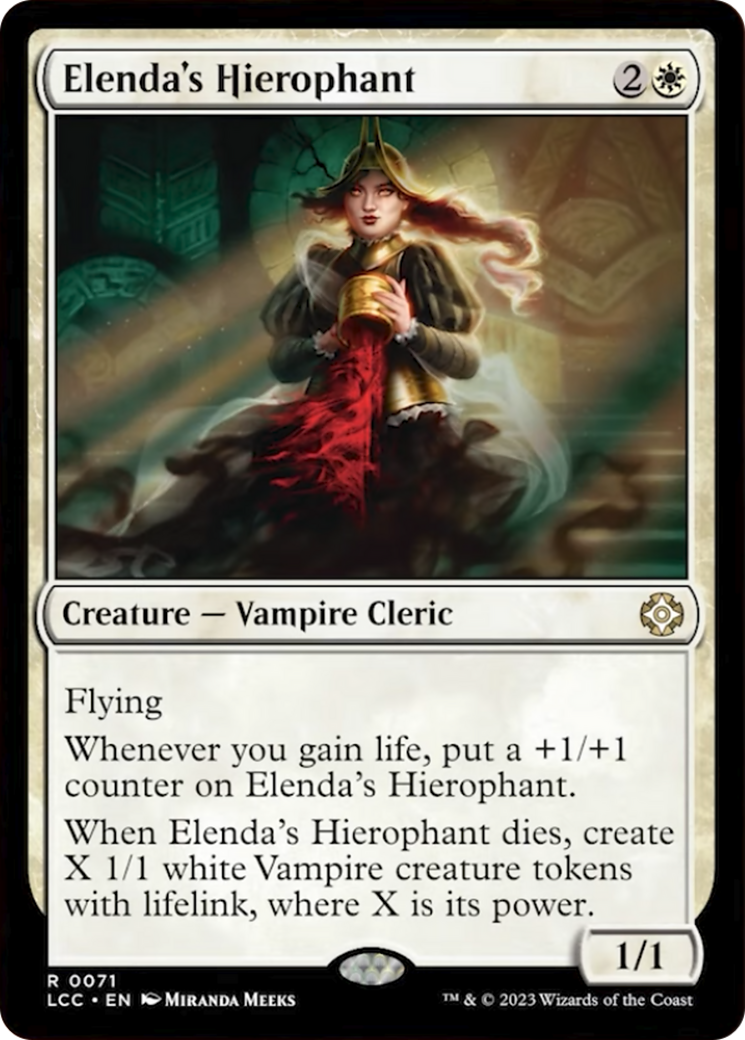 Elenda's Hierophant [The Lost Caverns of Ixalan Commander] | North Game Den