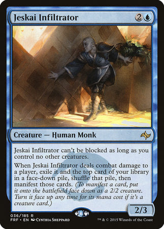 Jeskai Infiltrator [Fate Reforged] | North Game Den