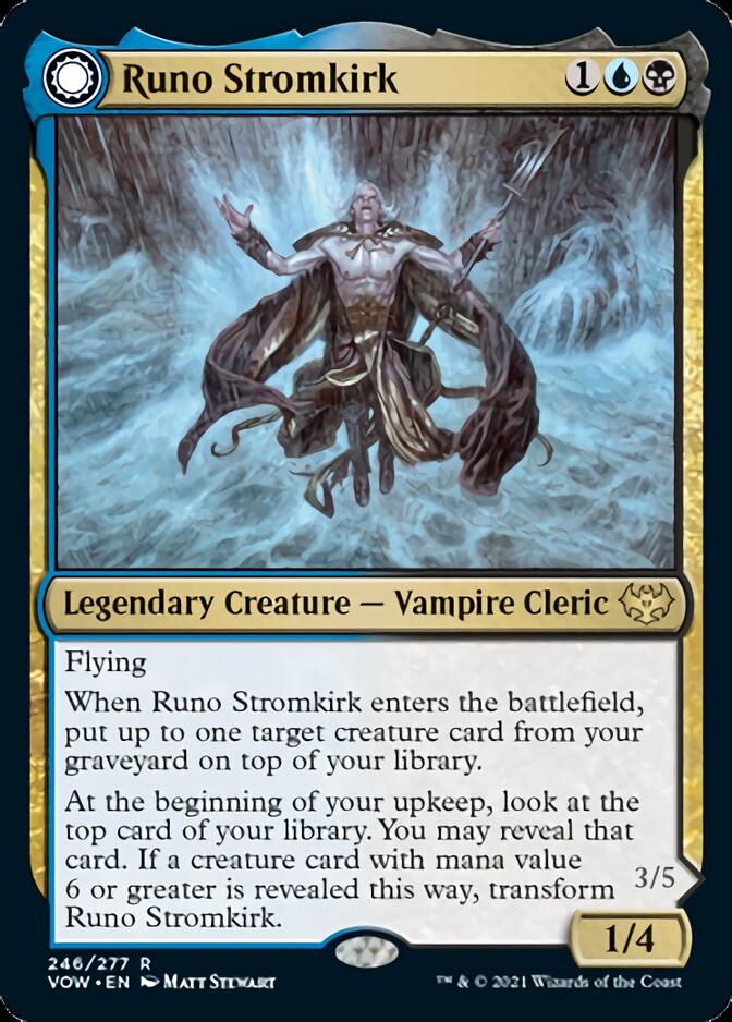 Runo Stromkirk // Krothuss, Lord of the Deep [Innistrad: Crimson Vow] | North Game Den