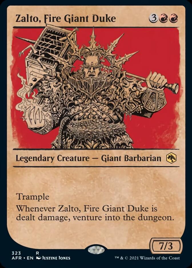 Zalto, Fire Giant Duke (Showcase) [Dungeons & Dragons: Adventures in the Forgotten Realms] | North Game Den