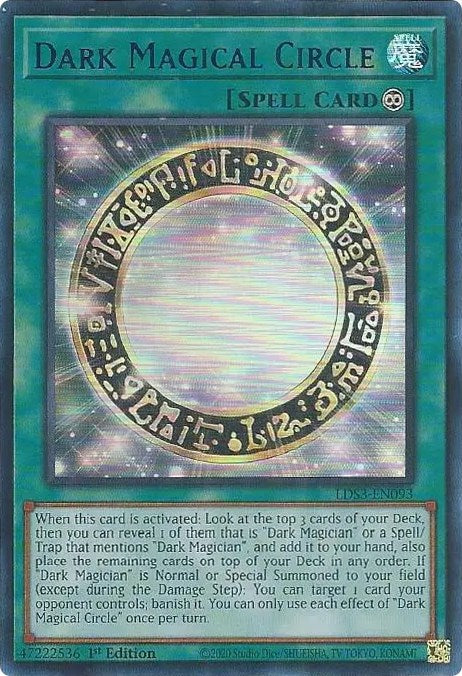 Dark Magical Circle (Blue) [LDS3-EN093] Ultra Rare | North Game Den