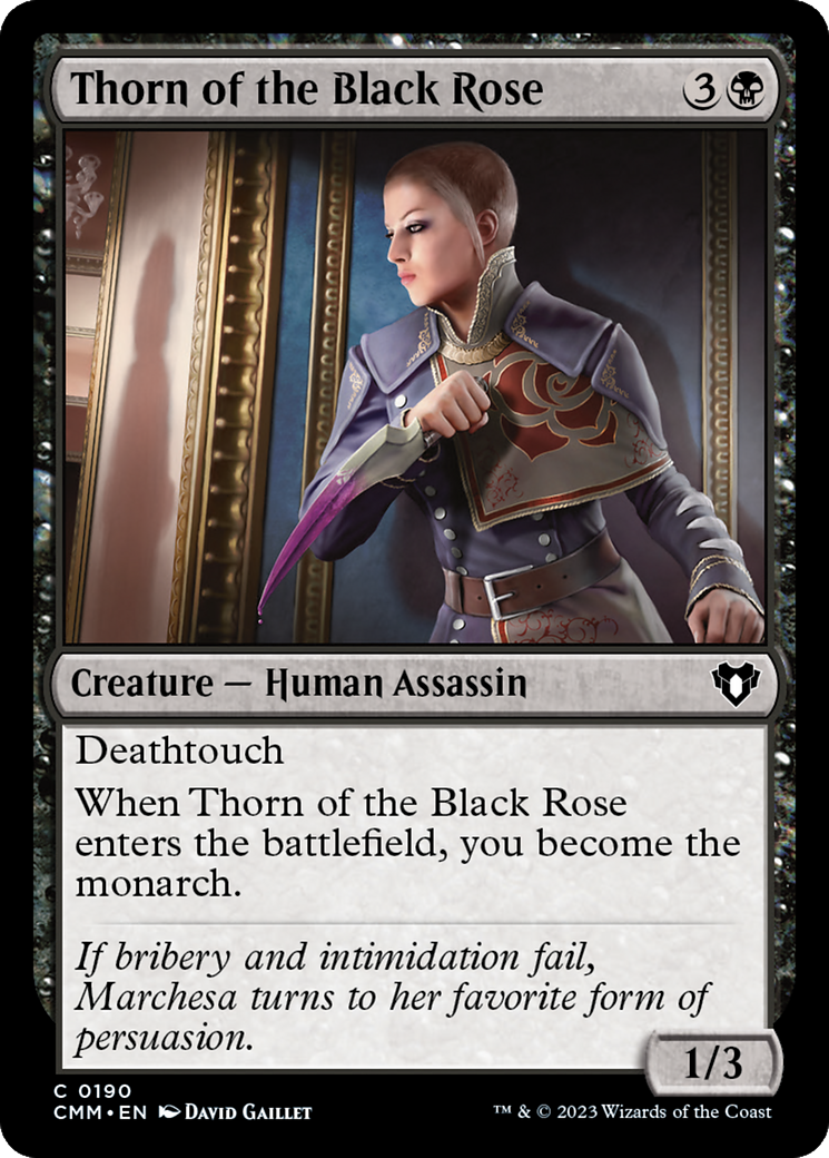 Thorn of the Black Rose [Commander Masters] | North Game Den