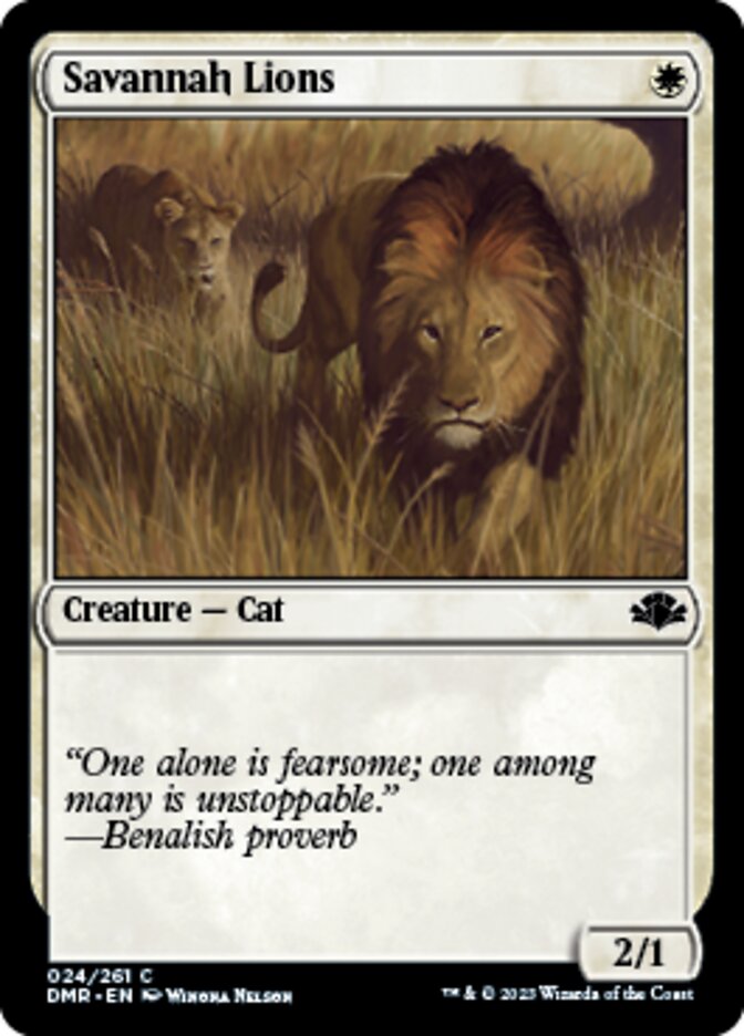 Savannah Lions [Dominaria Remastered] | North Game Den