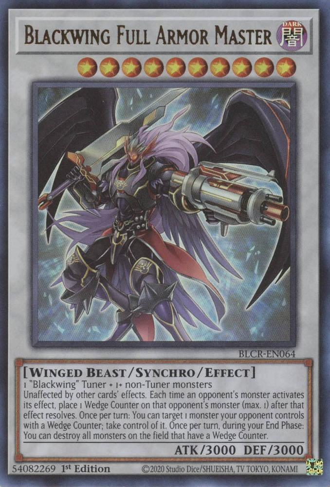 Blackwing Full Armor Master [BLCR-EN064] Ultra Rare | North Game Den