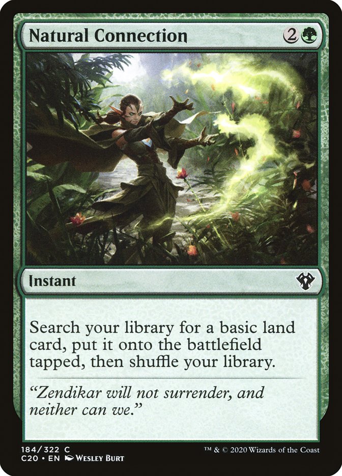 Natural Connection [Commander 2020] | North Game Den