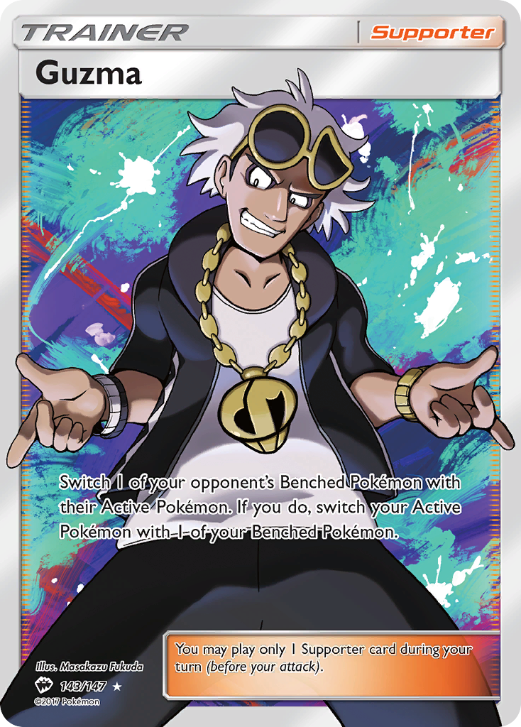 Guzma (143/147) [Sun & Moon: Burning Shadows] | North Game Den