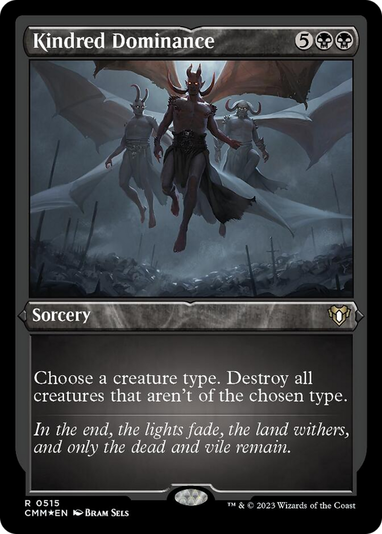 Kindred Dominance (Foil Etched) [Commander Masters] | North Game Den