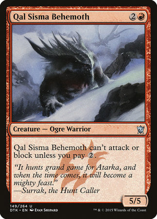 Qal Sisma Behemoth [Dragons of Tarkir] | North Game Den
