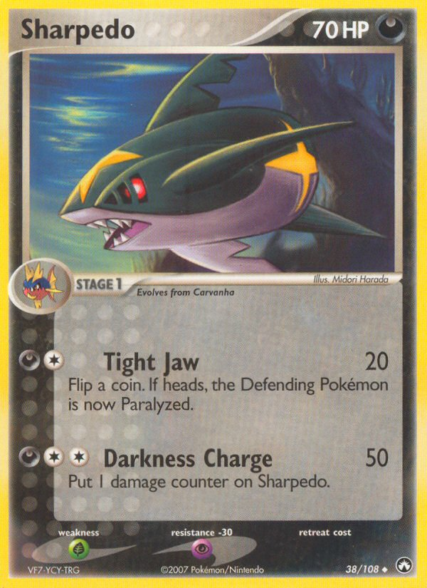 Sharpedo (38/108) [EX: Power Keepers] | North Game Den