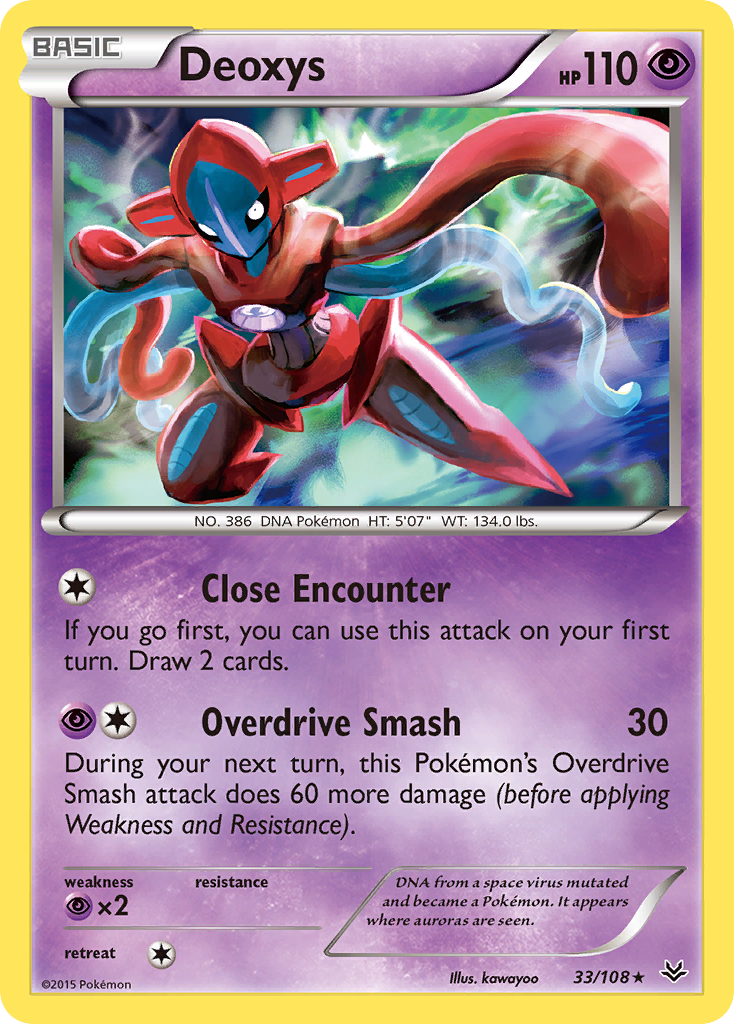 Deoxys (33/108) [XY: Roaring Skies] | North Game Den