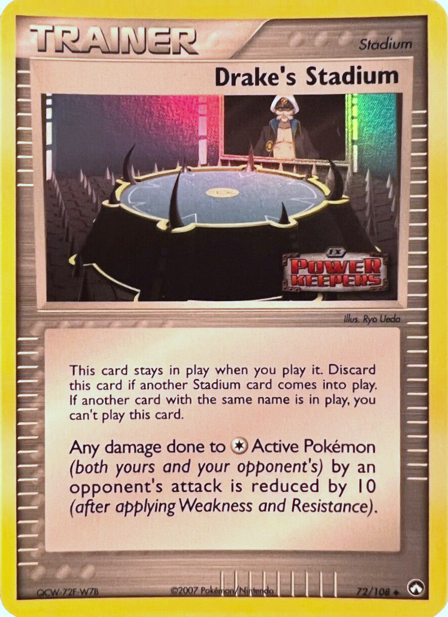 Drake's Stadium (72/108) (Stamped) [EX: Power Keepers] | North Game Den